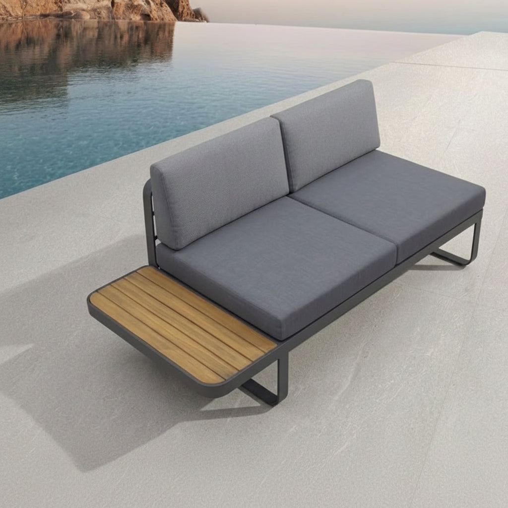 Salon de jardin modulable en bois