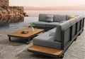 Salon de jardin modulable en bois
